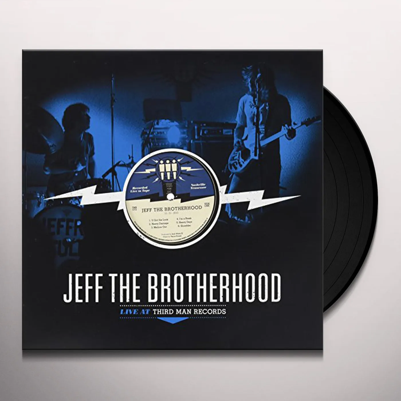 JEFF The Brotherhood THIRD MAN LIVE 10-01-2010 Vinyl Record