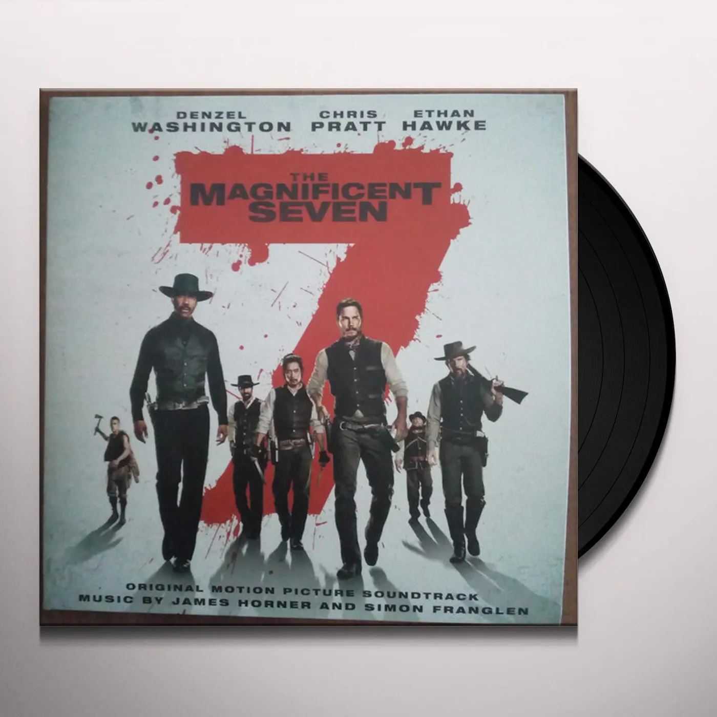 James Horner & Simon Franglen MAGNIFICENT SEVEN OST (2LP/LIMITED RED VINYL/180G/INSERT/GATEFOLD) Vinyl Record