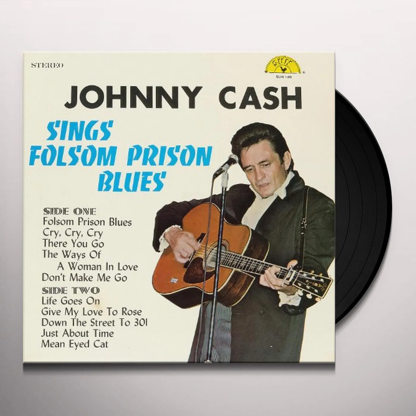 JOHNNY CASH SINGS FOLSOM PRISON BLUES Vinyl Record - UK Release