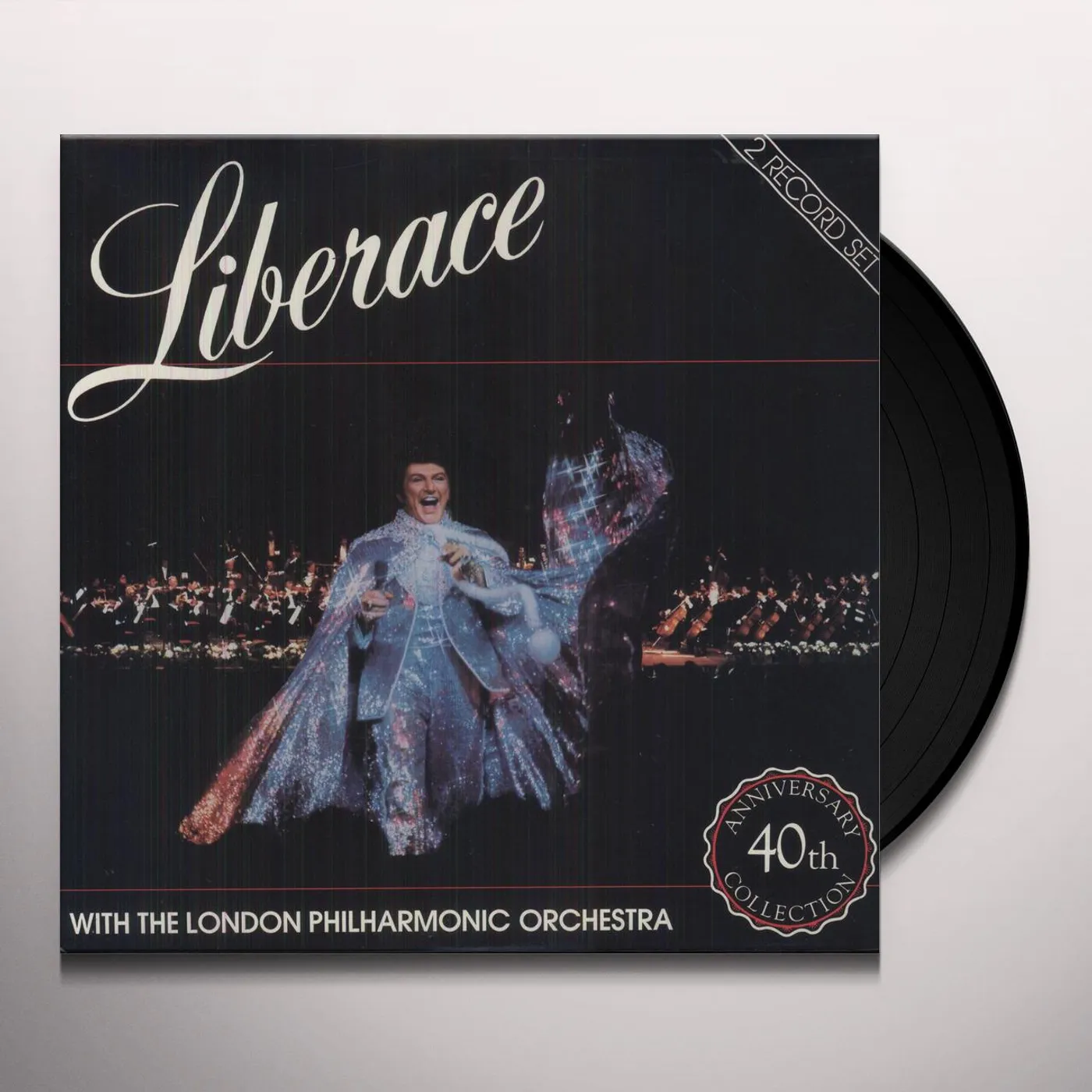 Liberace & London Philharmonic 40TH ANNIVERSARY Vinyl Record