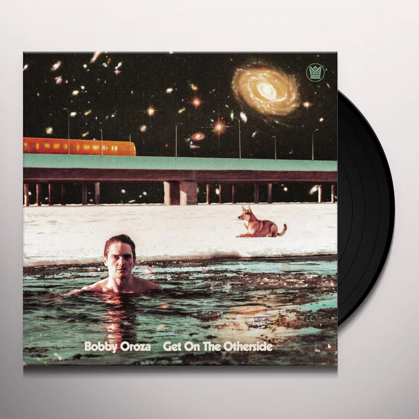 Bobby Oroza GET ON THE OTHERSIDE (NEON ORANGE VINYL) Vinyl Record