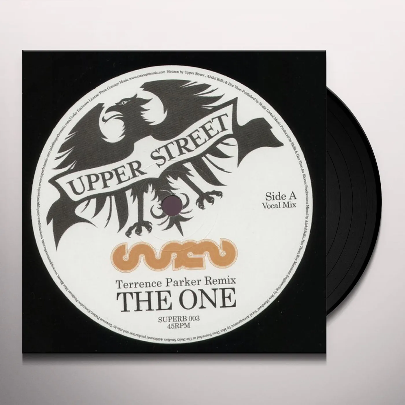 Upper Street ONE-TERRENCE PARKER REMIX Vinyl Record