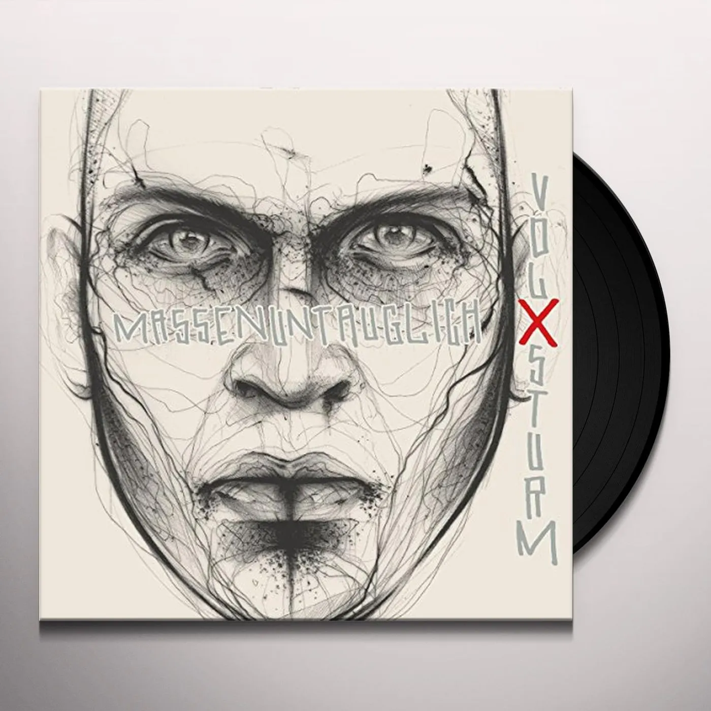 Volxsturm MASSENUNTAUGLICH: BLACK Vinyl Record