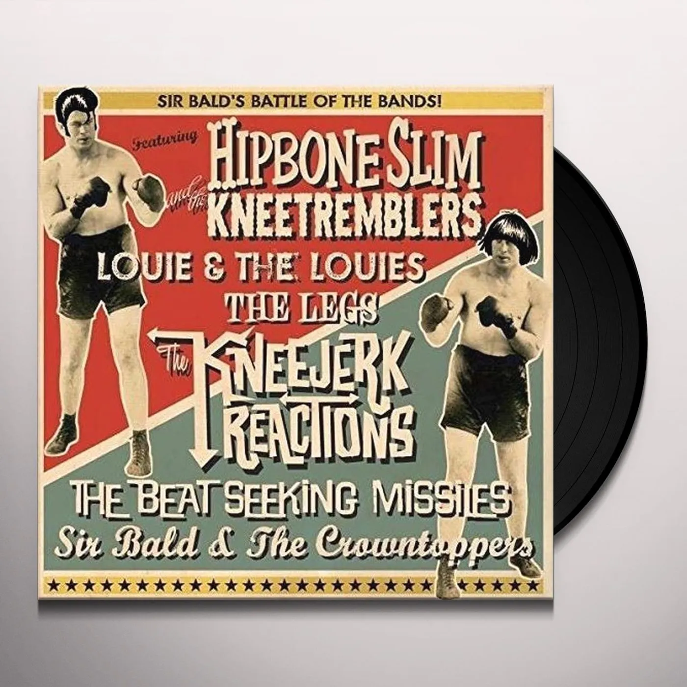 HIPBONE SLIM / SIR BALD DIDDLEY BATTLE OF THE BANDS Vinyl Record