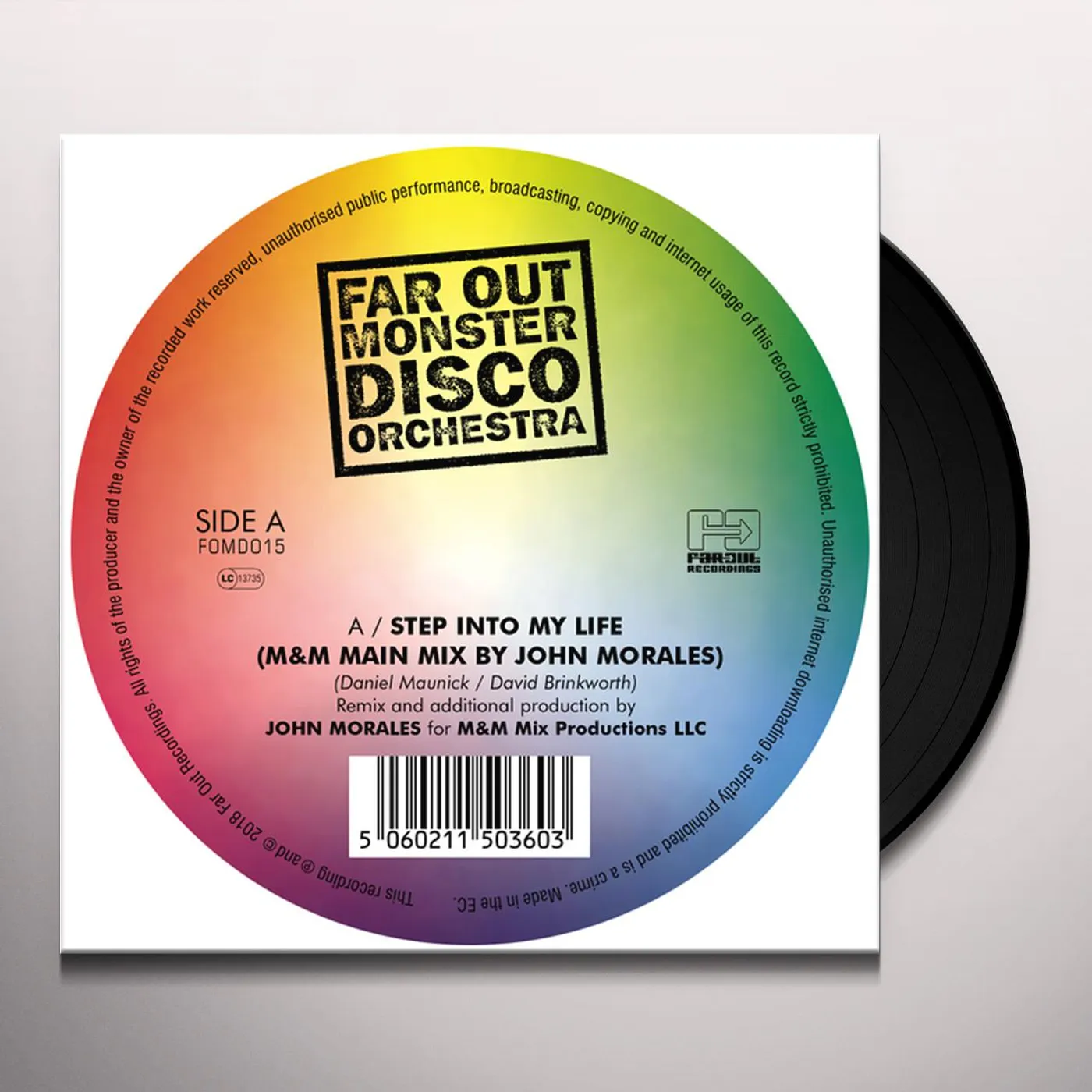 Far Out Monster Disco Orch STEP INTO MY LIFE / THE TWO OF US Vinyl Record