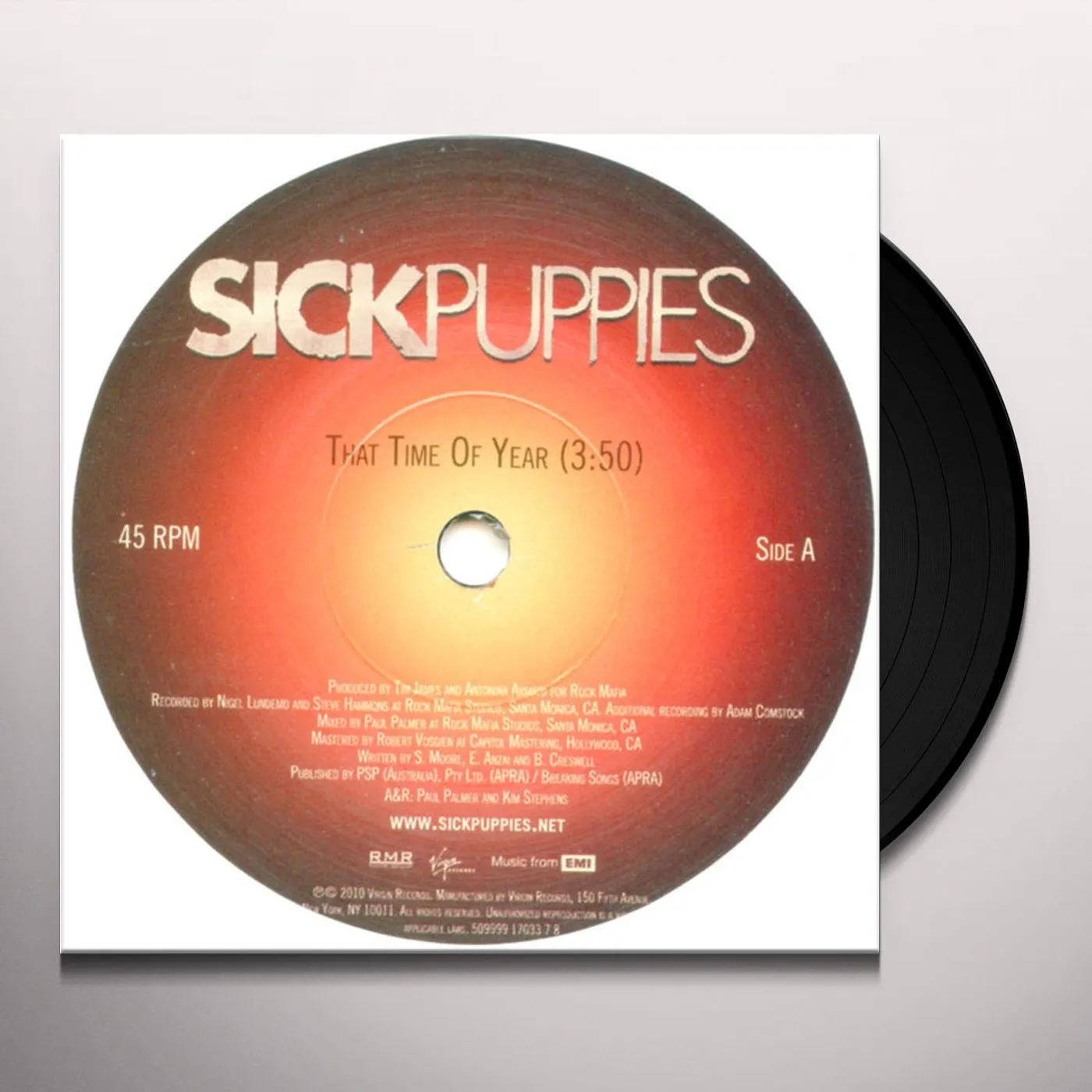 SICK PUPPIES THAT TIME OF YEAR / ODD ONE (ACOUSTIC) Vinyl Record