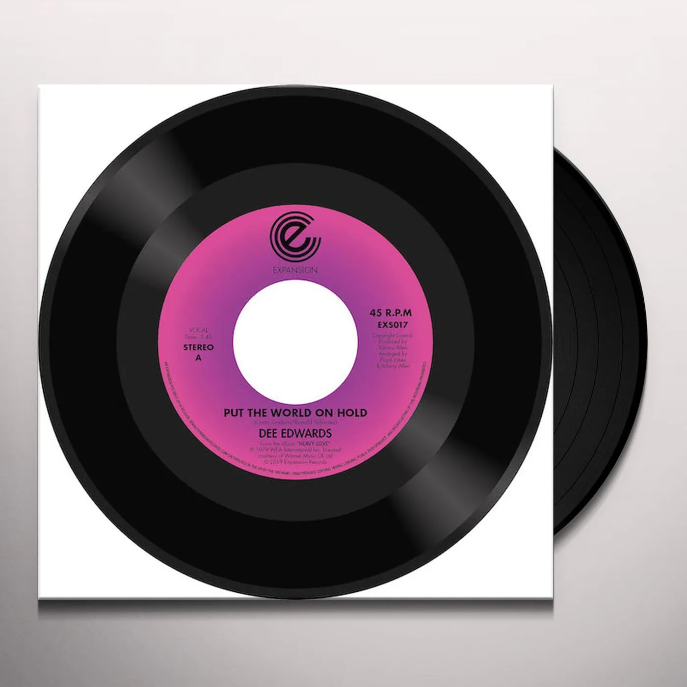 Dee Edwards PUT THE WORLD ON HOLD Vinyl Record
