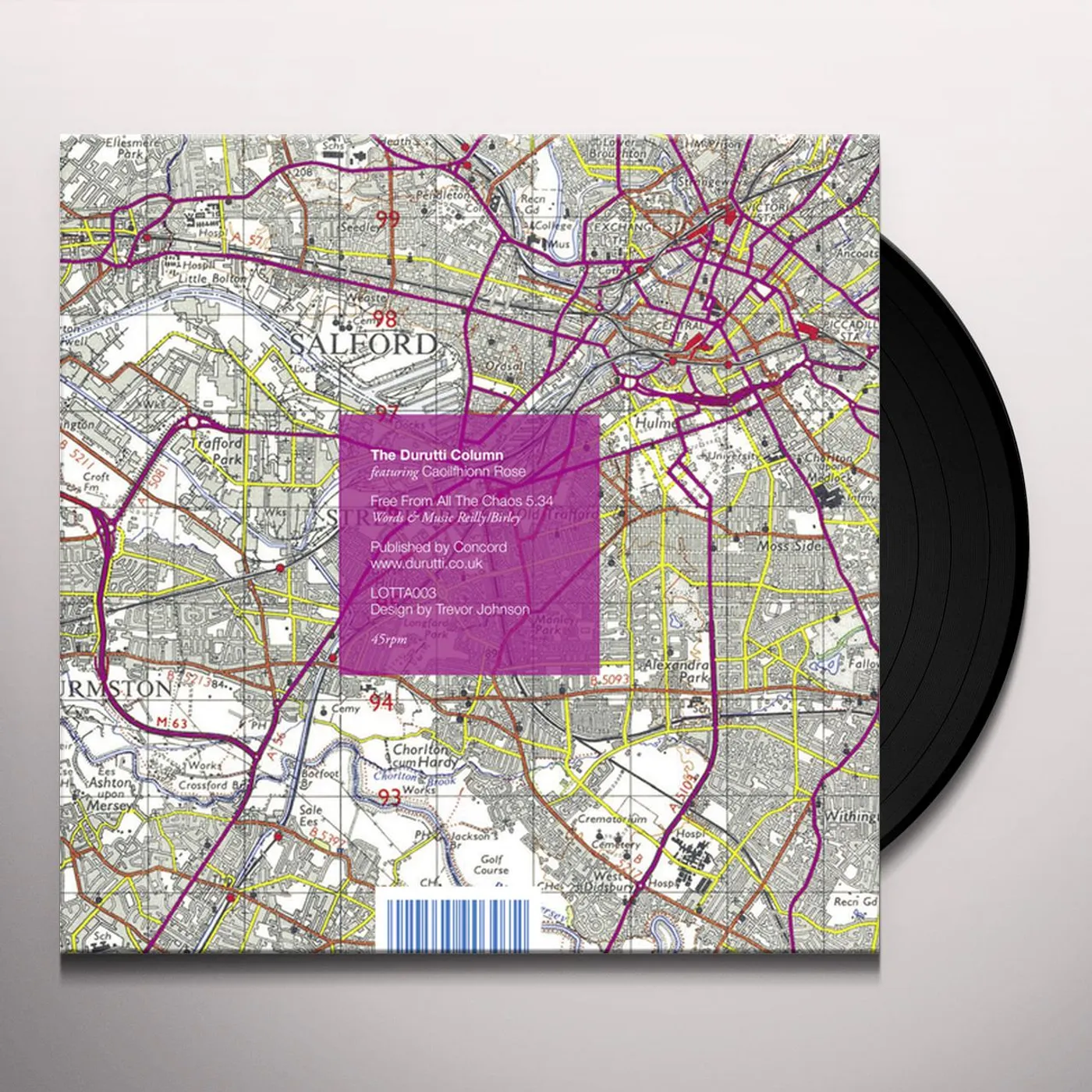The Durutti Column FREE FROM ALL THE CHAOS / NUMBER THREE Vinyl Record