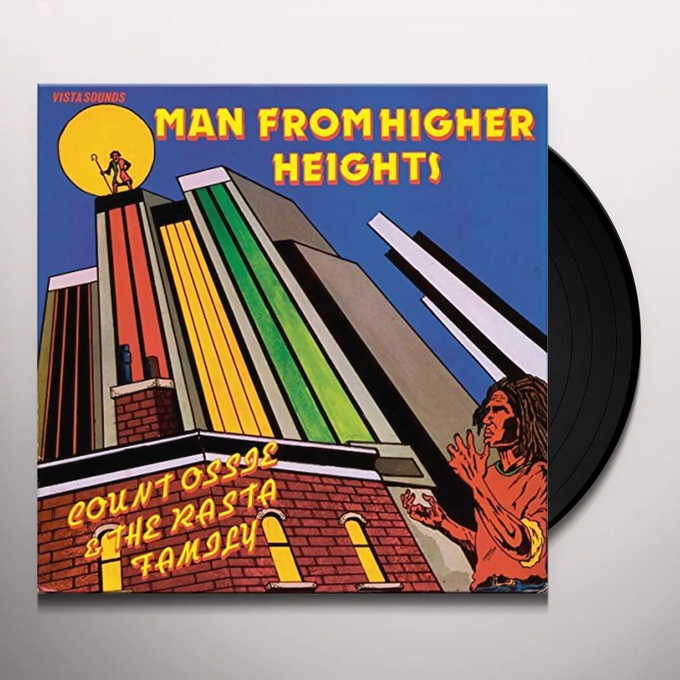 Count Ossie and The Rasta Family Man From Higher Heights Vinyl Record