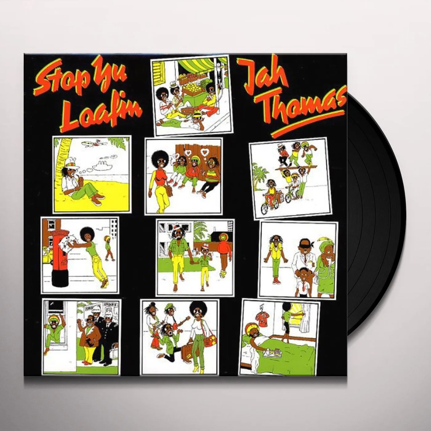 Jah Thomas Stop Yu Loafin Vinyl Record