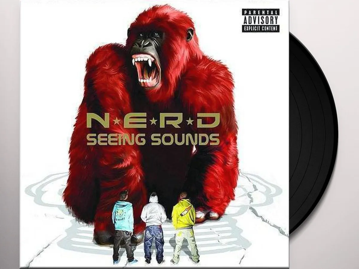 N.E.R.D Pharrell レコード 4枚セット Record vinyl N-E-R-D-In-Search-of-Music-