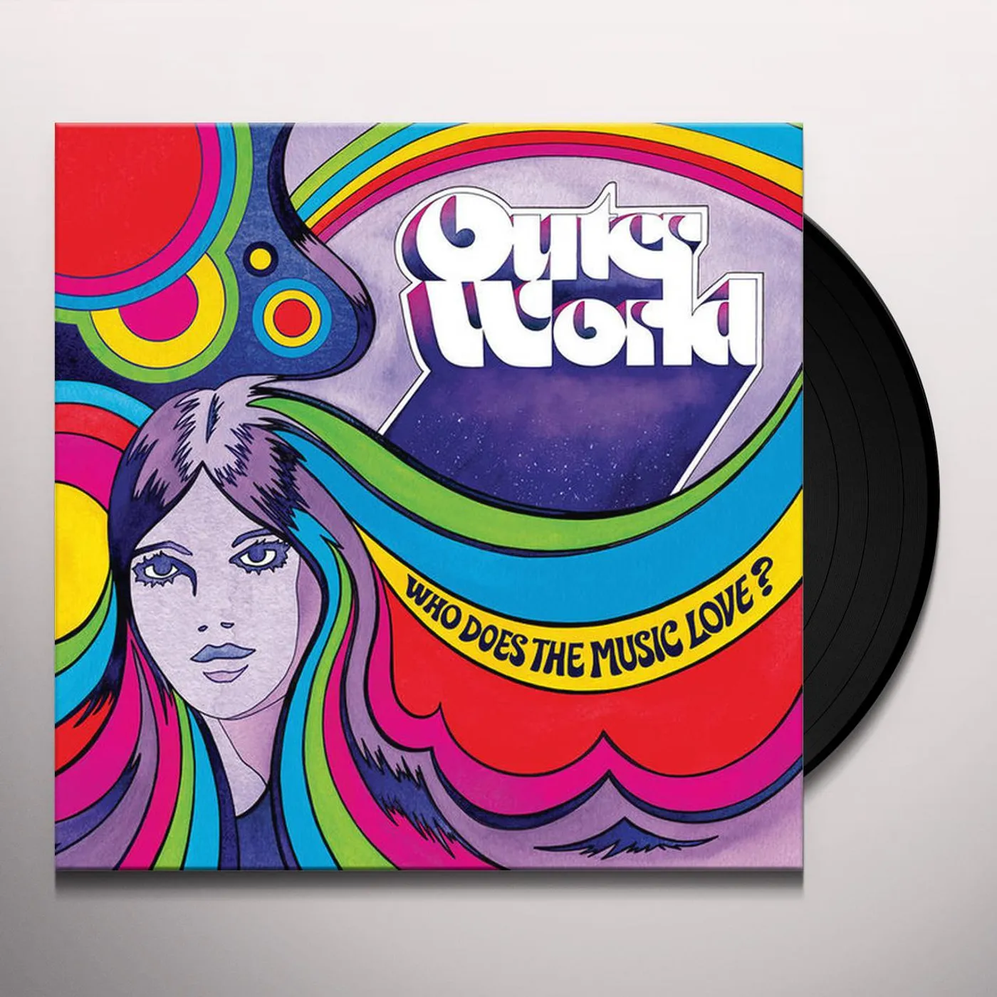 Outer World Who Does The Music Love? Vinyl Record