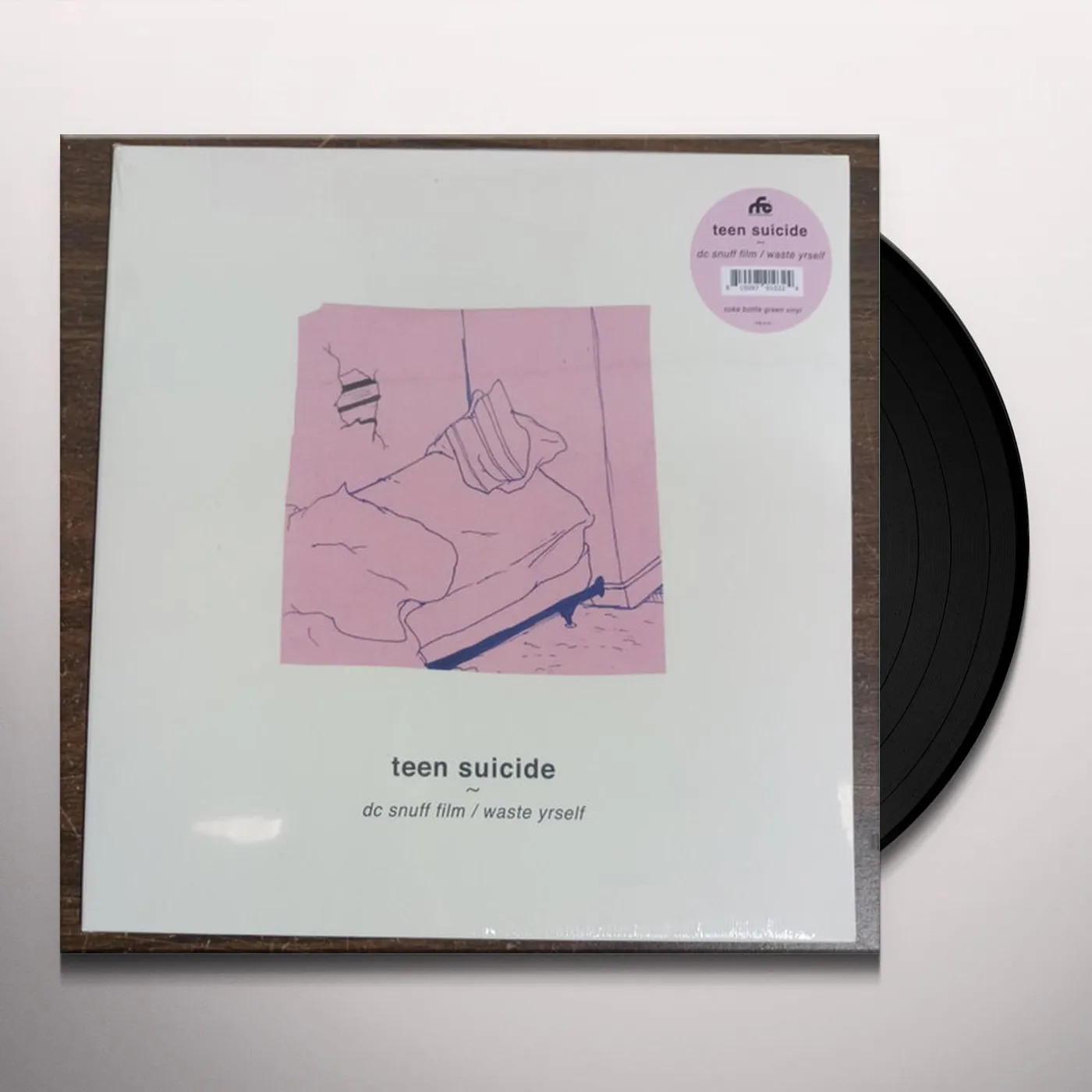 Teen Suicide dc snuff film / waste yrself Vinyl Record