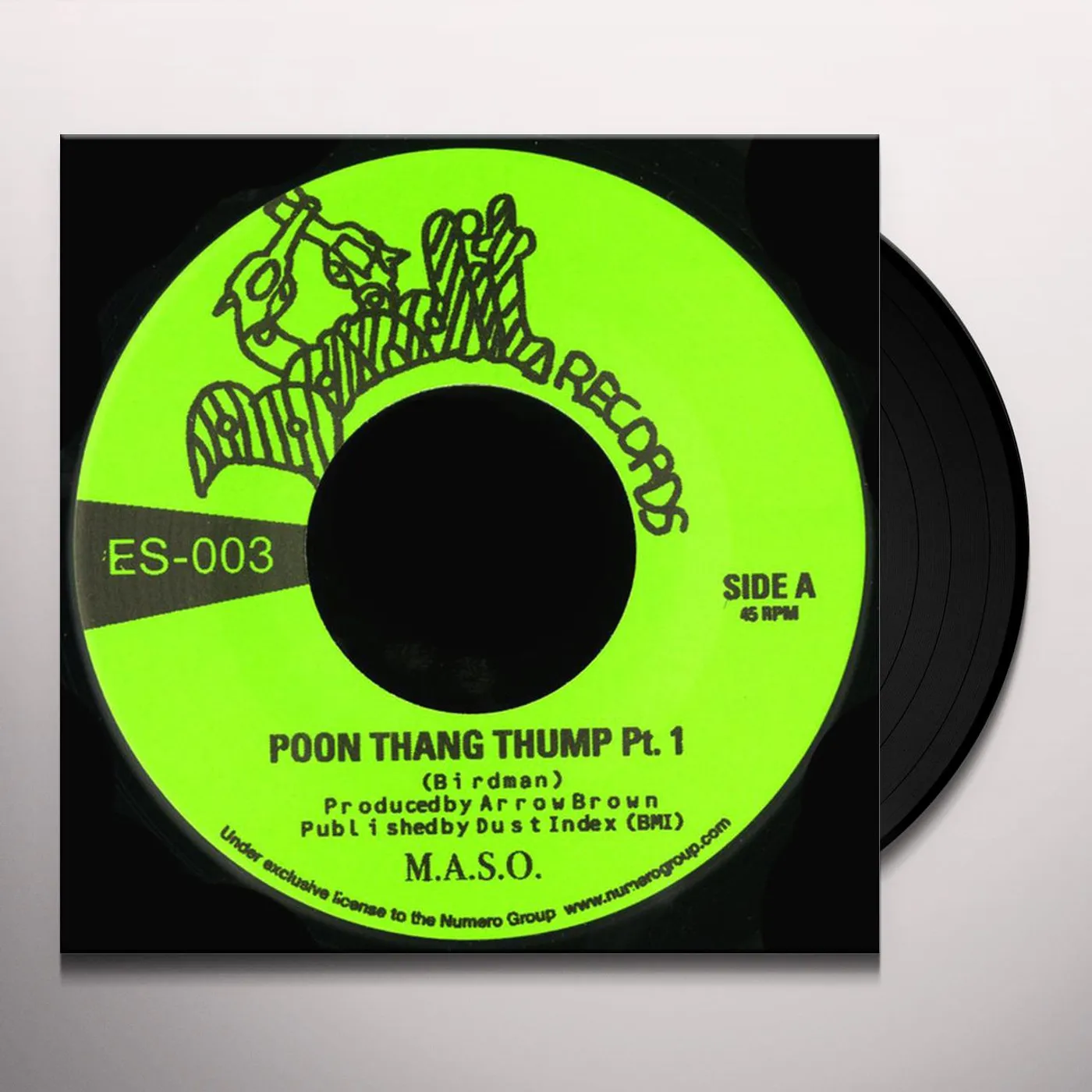 M.A.S.O. POON TANG THUMP PT 1/PT 2 Vinyl Record
