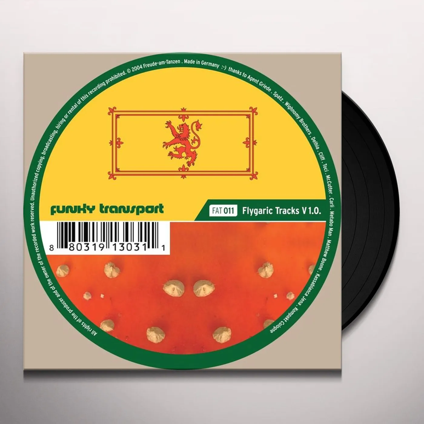 Funky Transport FLYGARIC TRACKS 1 Vinyl Record
