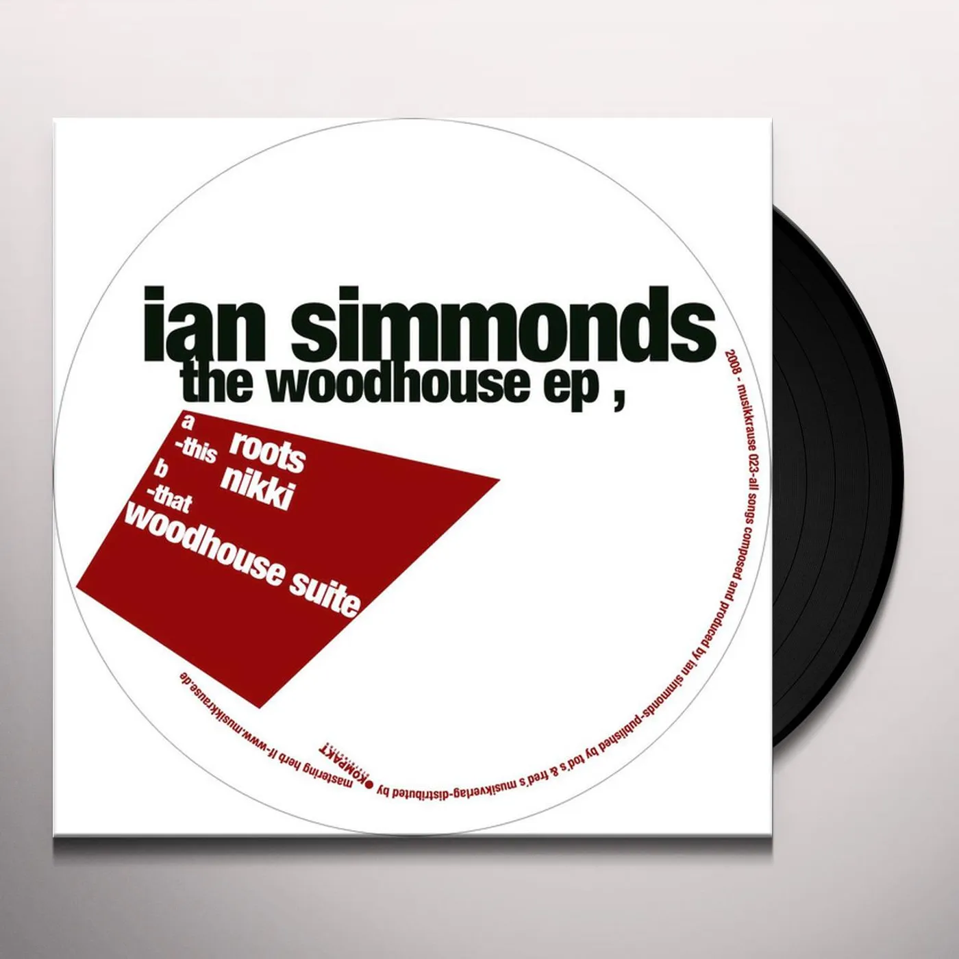 Ian Simmonds WOODHOUSE Vinyl Record