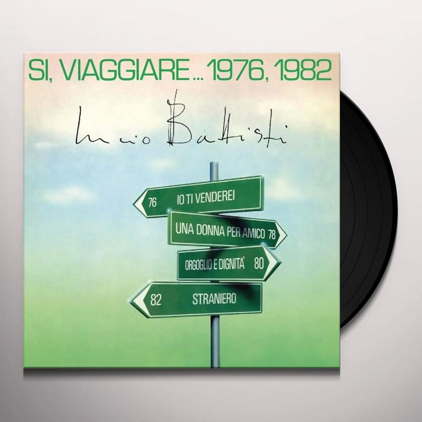 Lucio Battisti SI' VIAGGIARE 1976 1982 Vinyl Record
