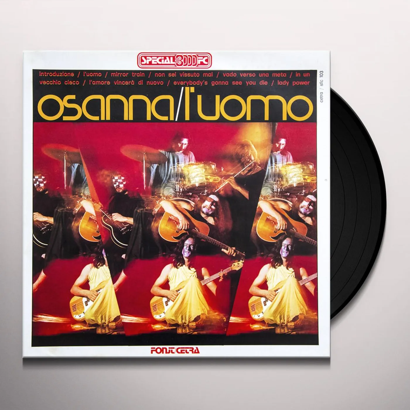 Osanna L'UOMO (1971) Vinyl Record