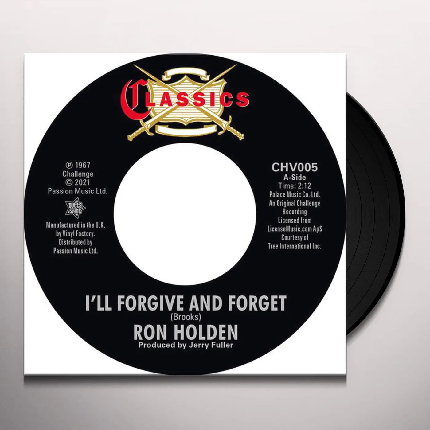Ron Holden I'll Forgive And Forget / Double Life Vinyl Record