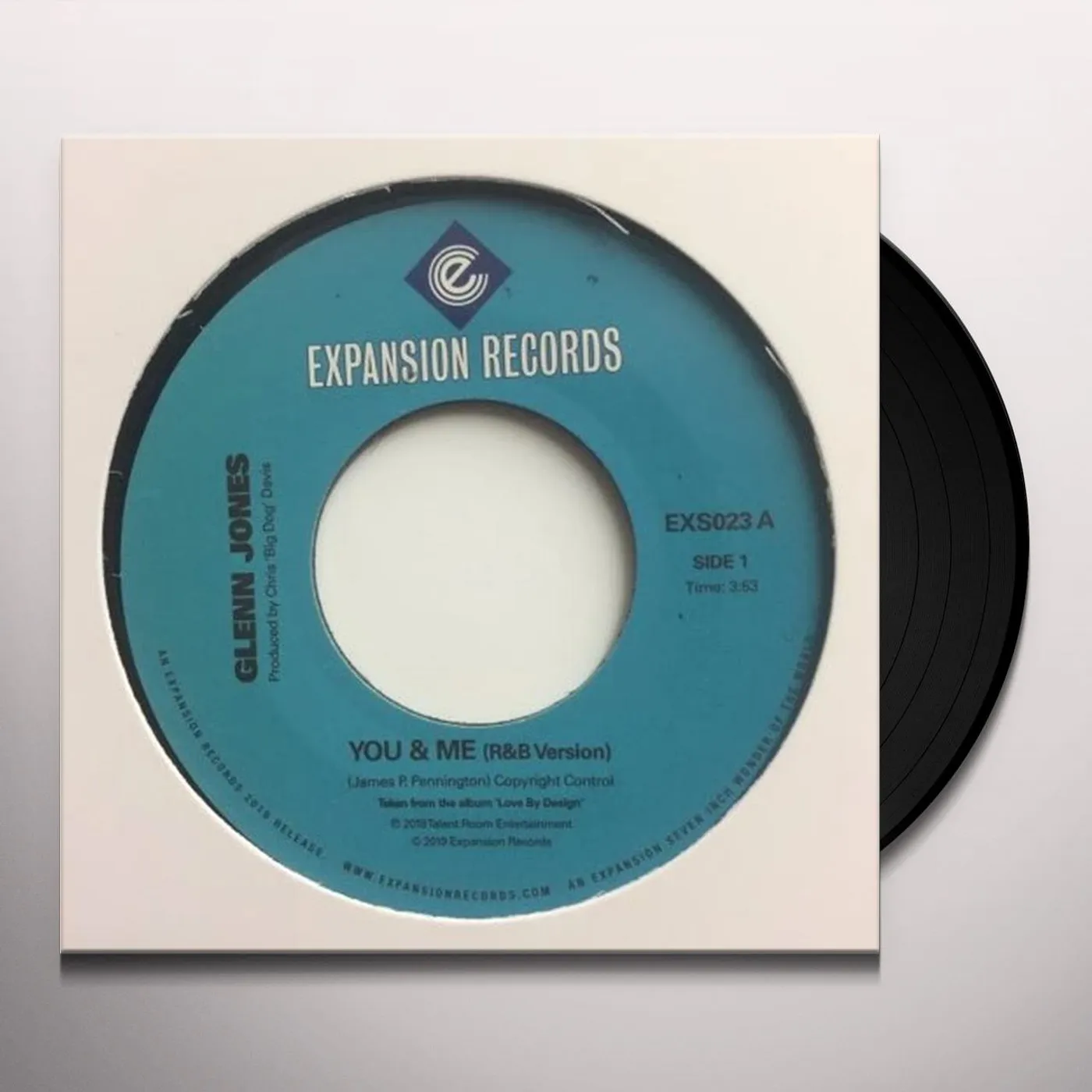 Glenn Jones You & Me Vinyl Record