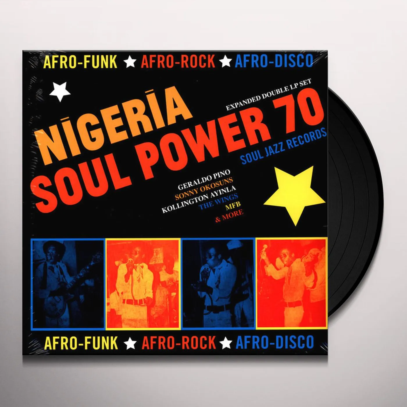 Soul Jazz Records Presents Nigeria Soul Power 70 - Afro-Funk, Afro-Rock, Afro-Disco (2LP/DL CARD) Vinyl Record