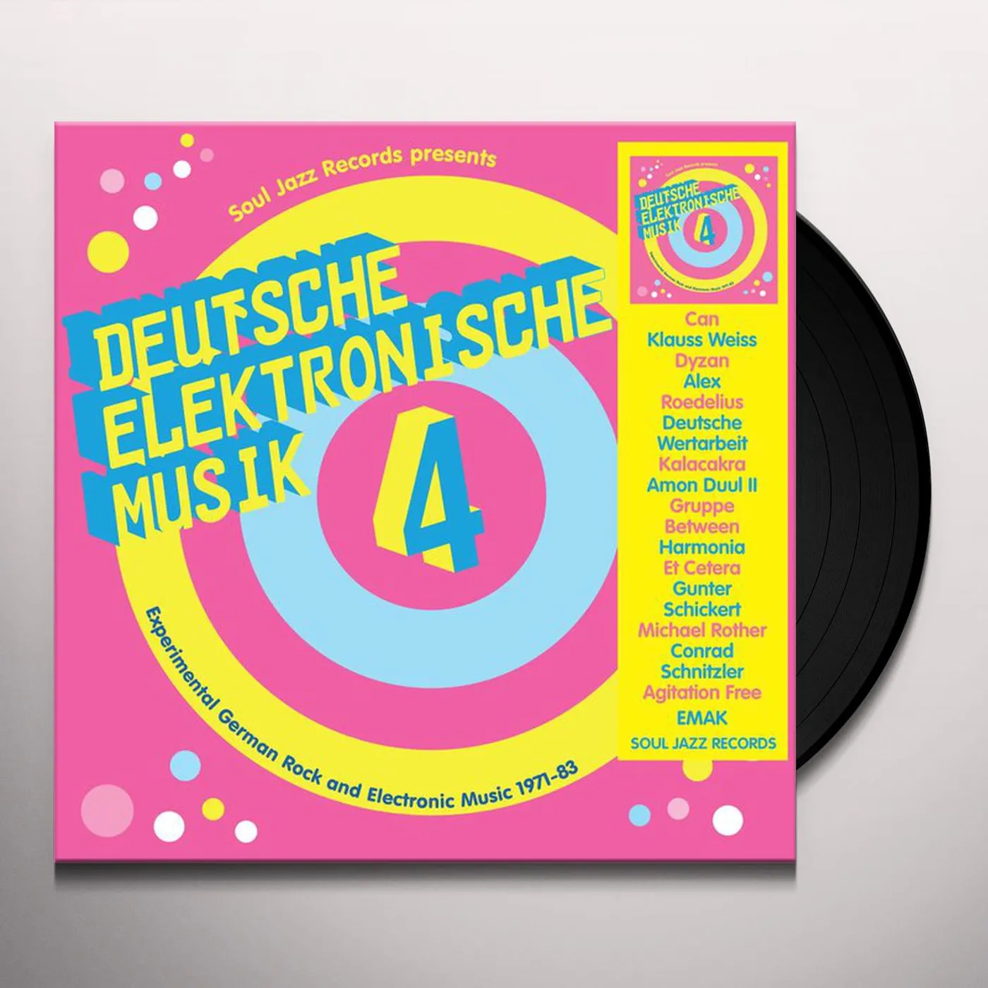Soul Jazz Records DEUTSCHE ELEKTRONISCHE MUSIK 4 - EXPERIMENTAL Vinyl Record