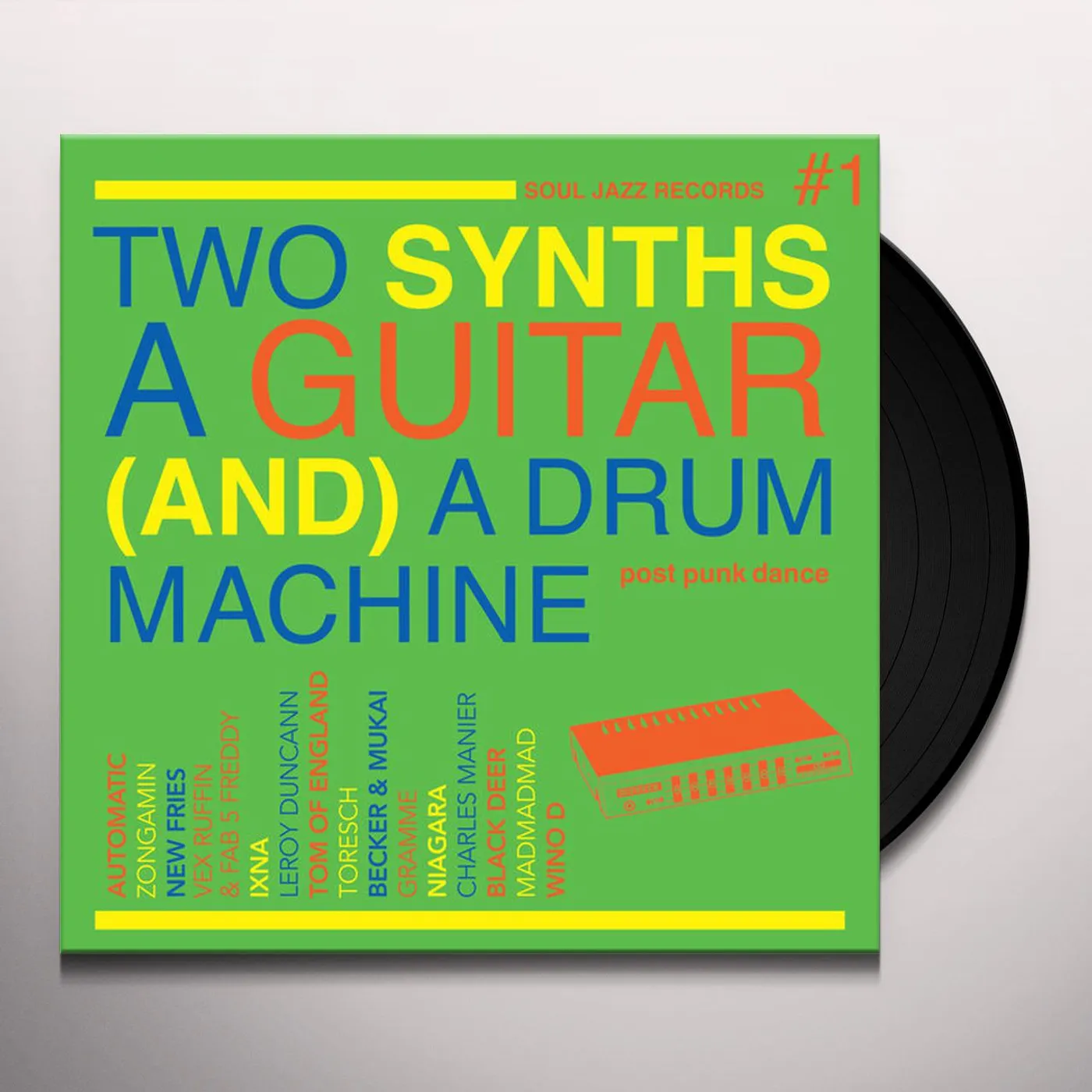 Soul Jazz Records Presents TWO SYNTHS, A GUITAR (AND) A DRUM MACHINE Vinyl Record