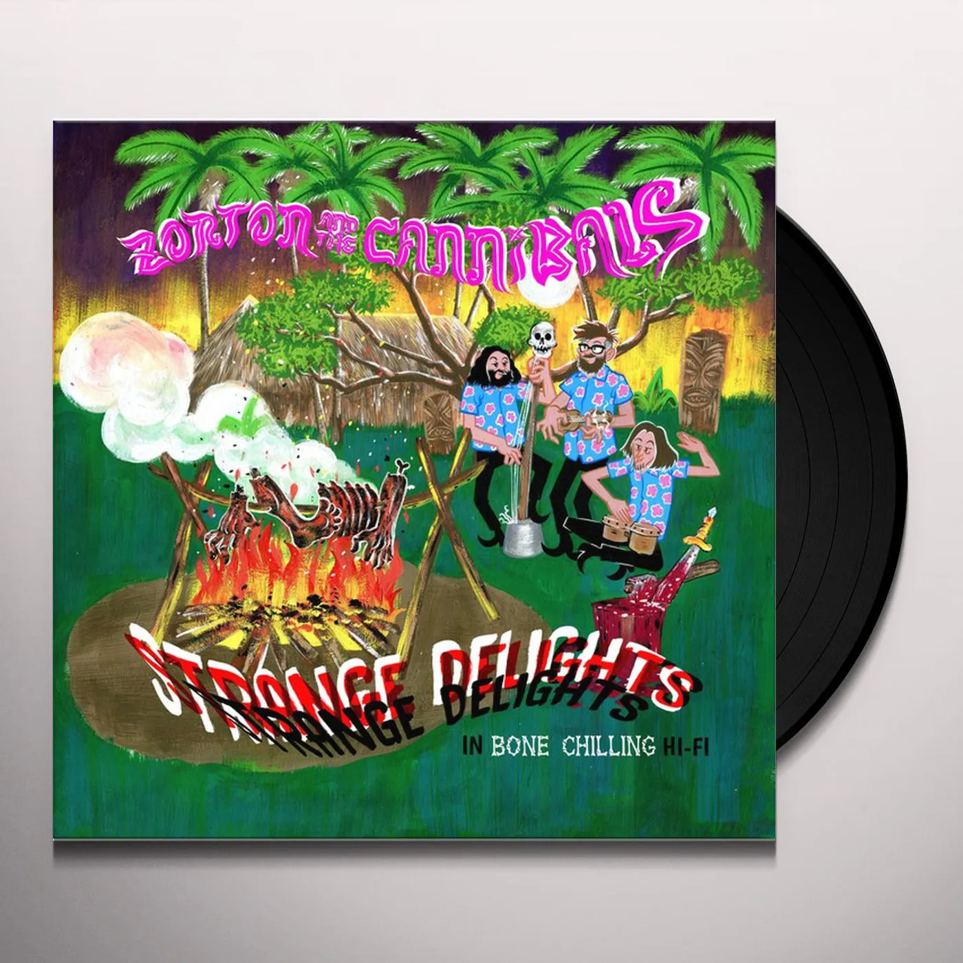 Zorton and the Cannibals Strange Delights Vinyl Record