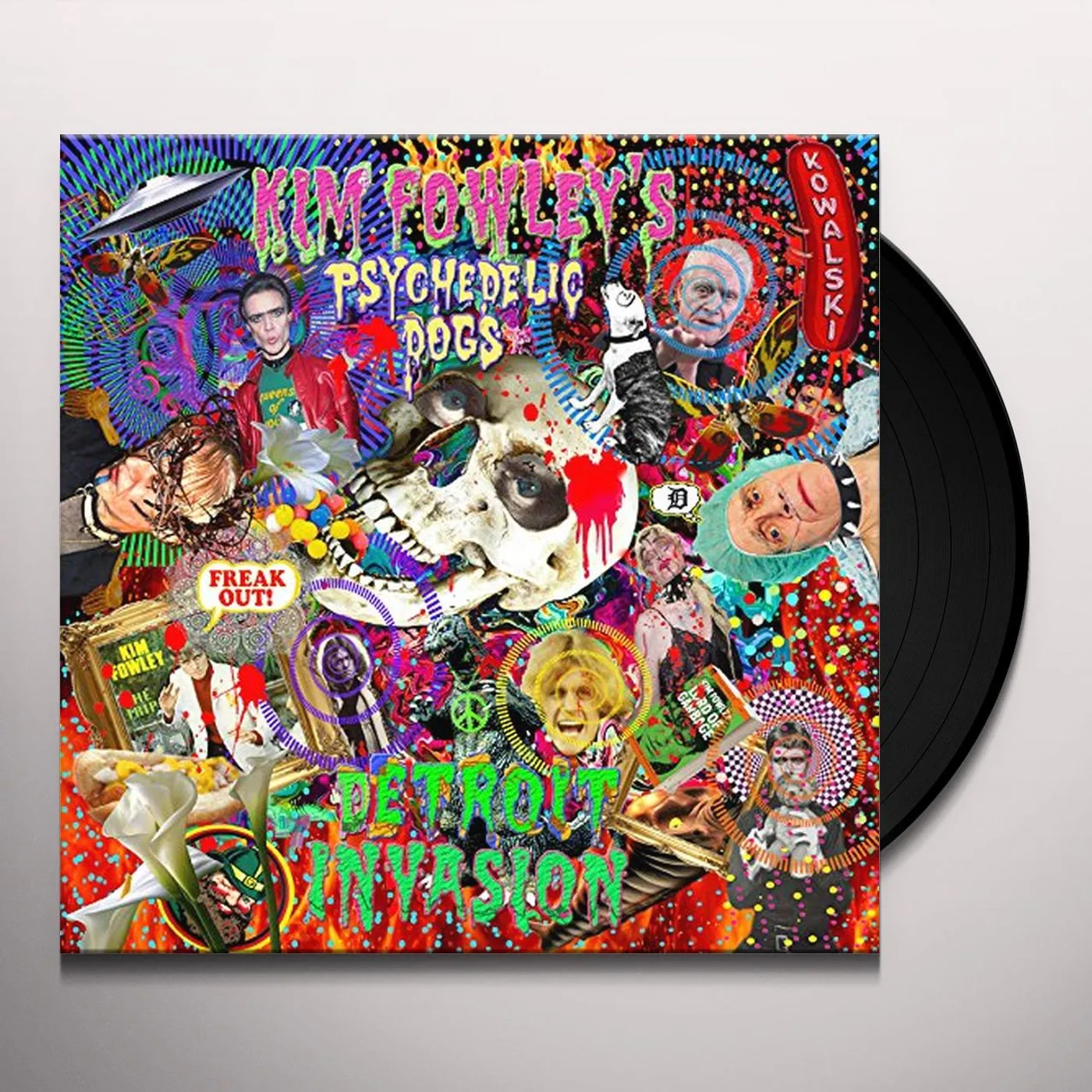 KIM FOWLEYS PSYCHEDELIC DOGS: DETROIT INVASION Vinyl Record