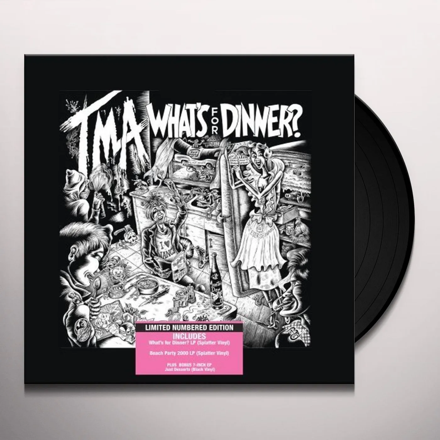 TMA WHAT'S FOR DINNER / BEACH PARTY 2000 Vinyl Record