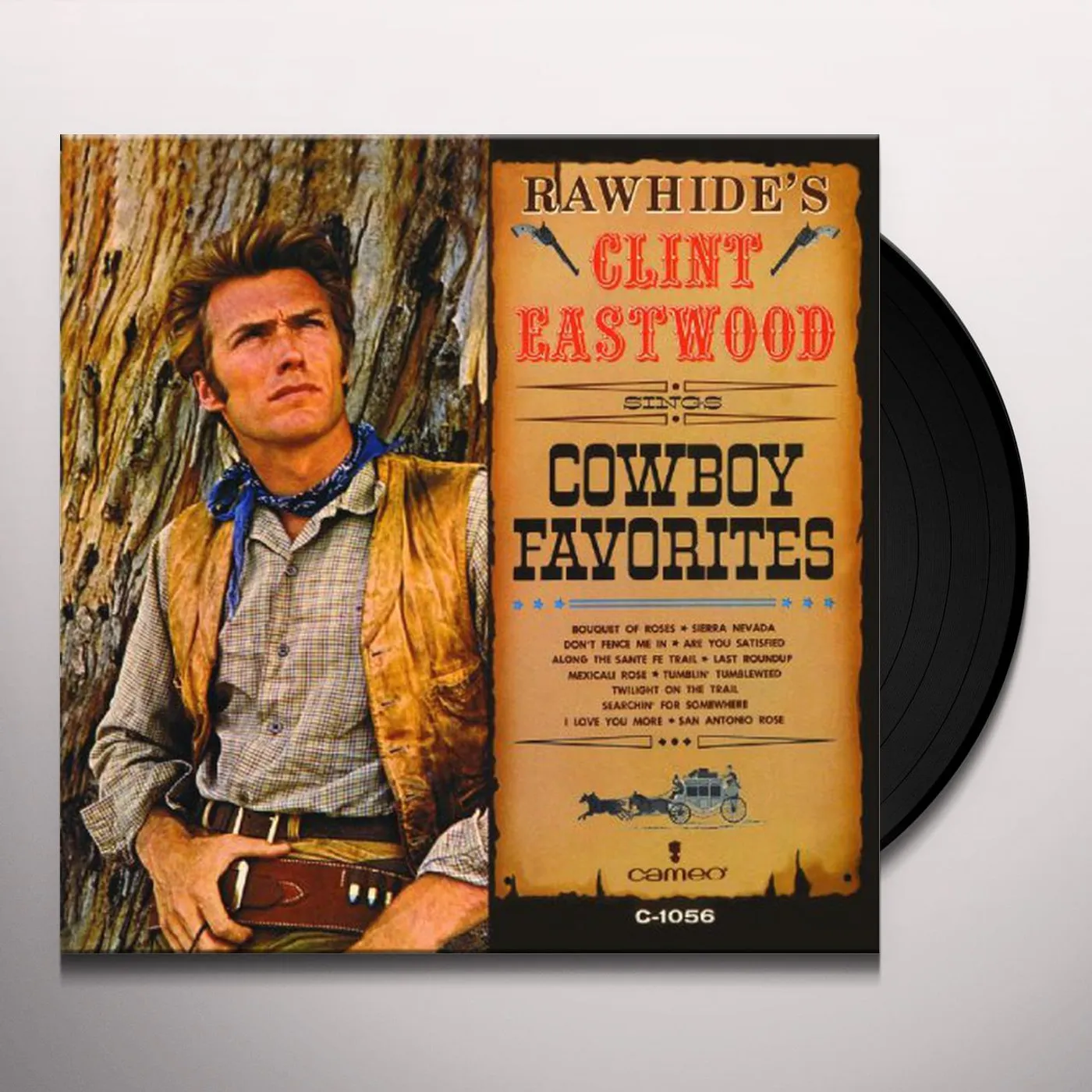 RAWHIDE'S CLINT EASTWOOD SINGS COWBOY FAVORITES Vinyl Record