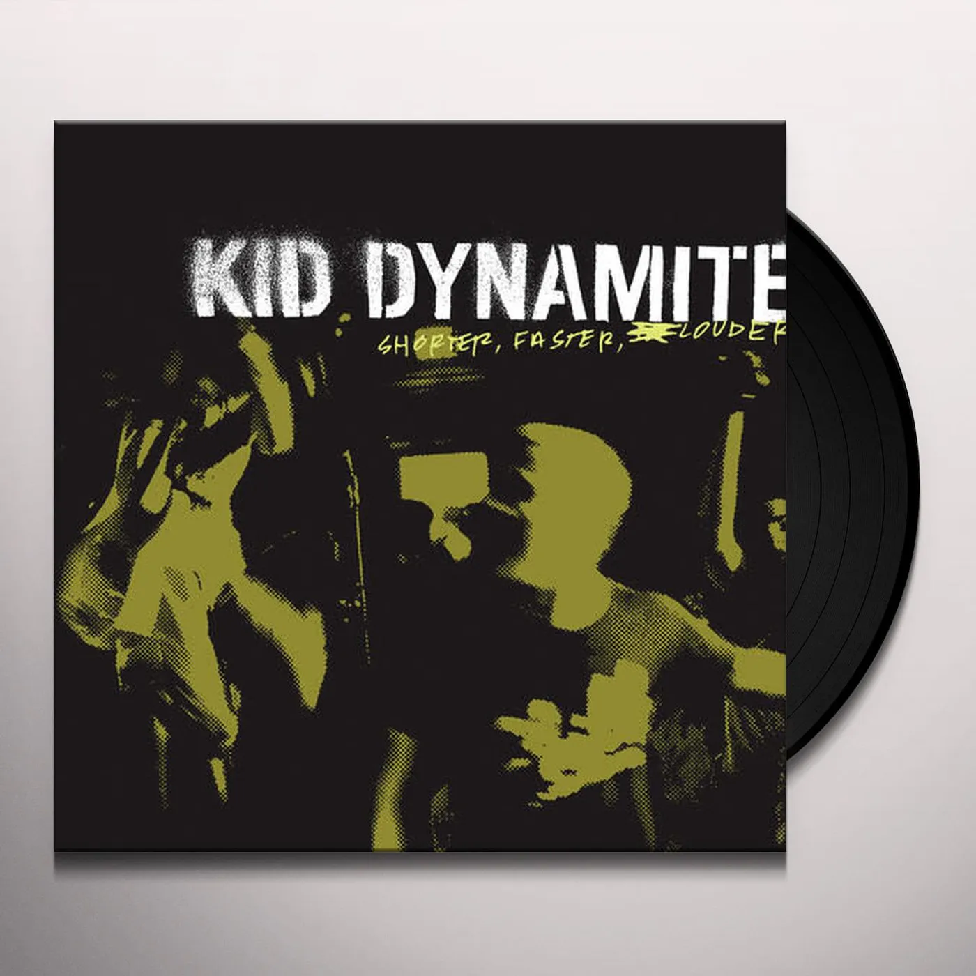 Kid Dynamite SHORTER FASTER LOUDER Vinyl Record