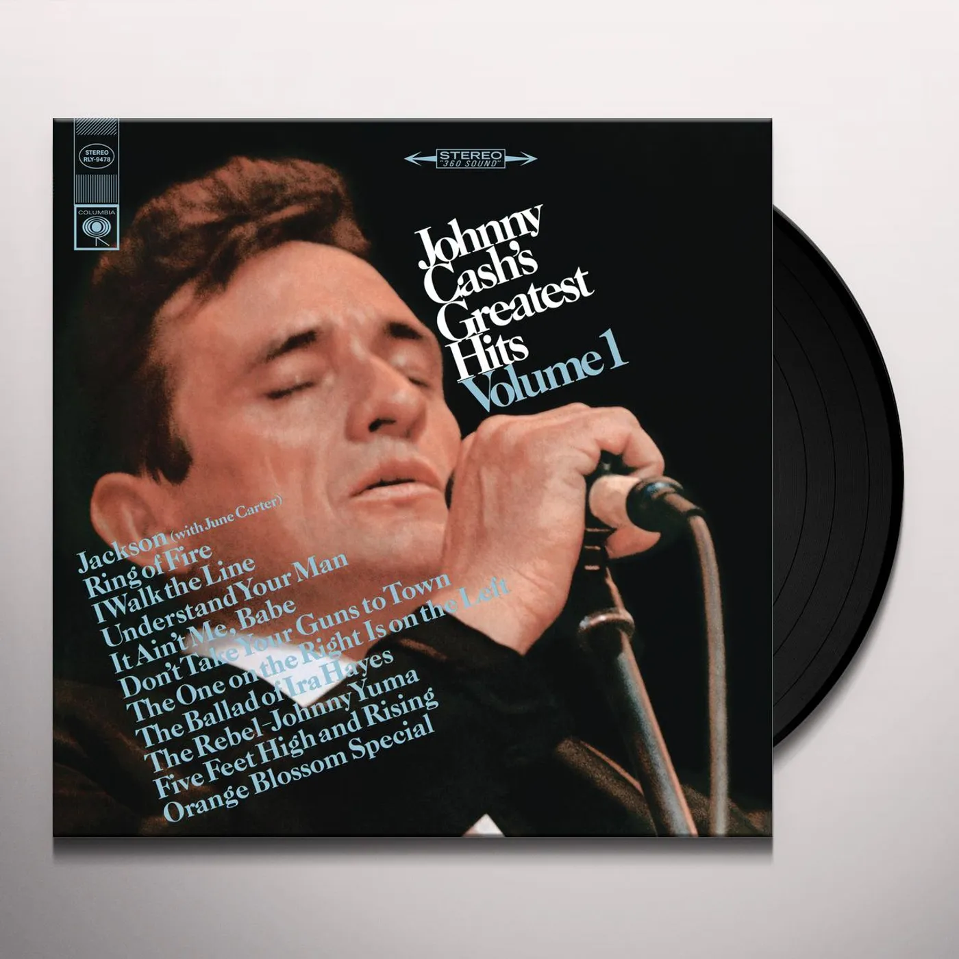 Johnny Cash Greatest Hits Volume 1 Vinyl Record