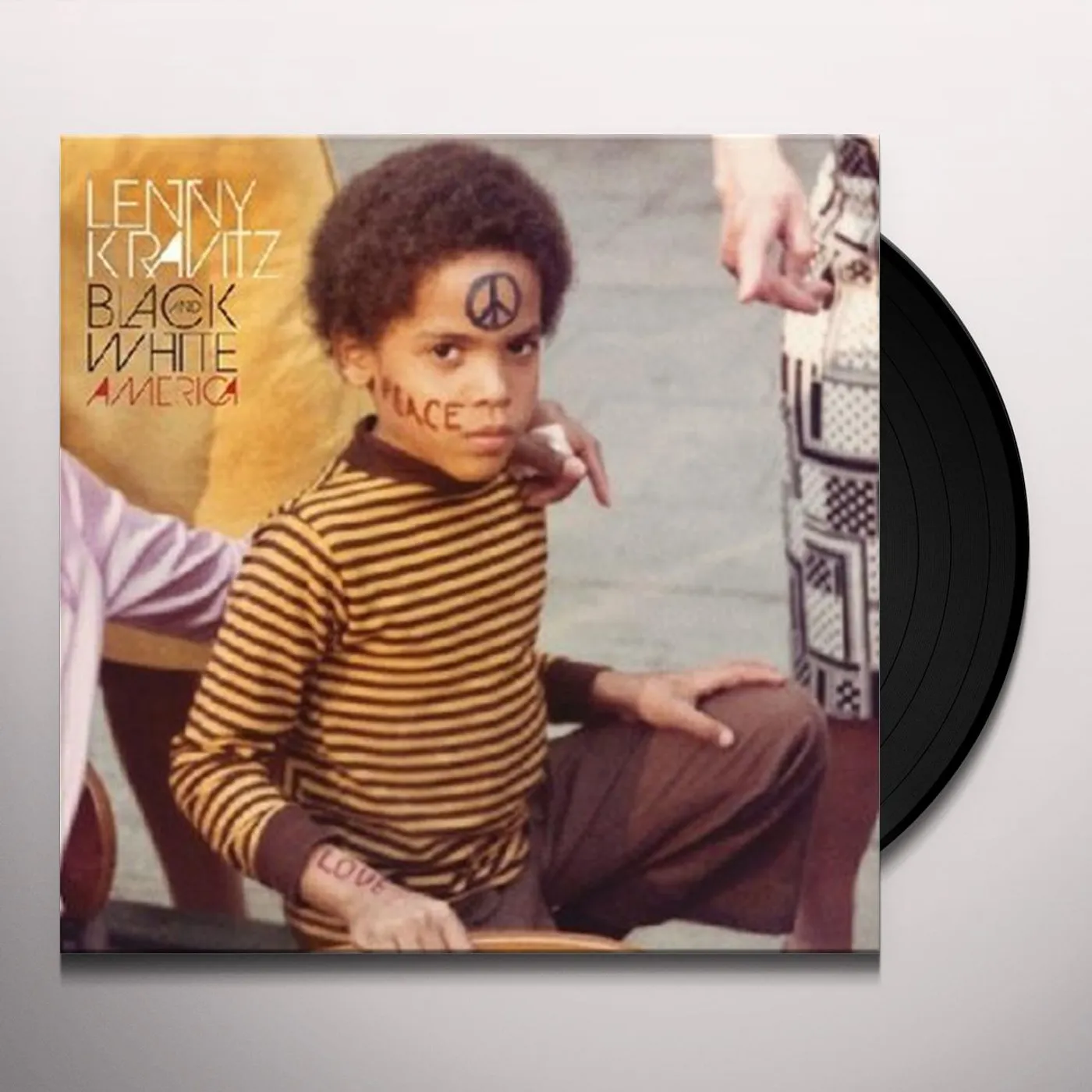 Lenny Kravitz BLACK & WHITE AMERICA Vinyl Record - Portugal Release