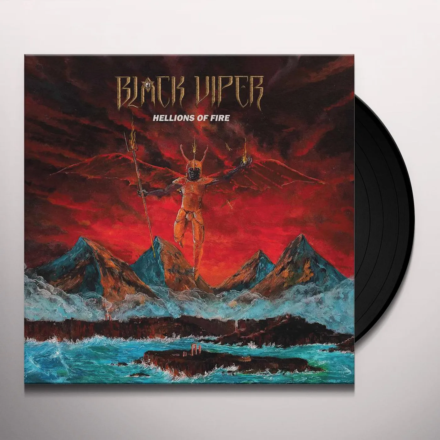 Black Viper Hellions of Fire Vinyl Record