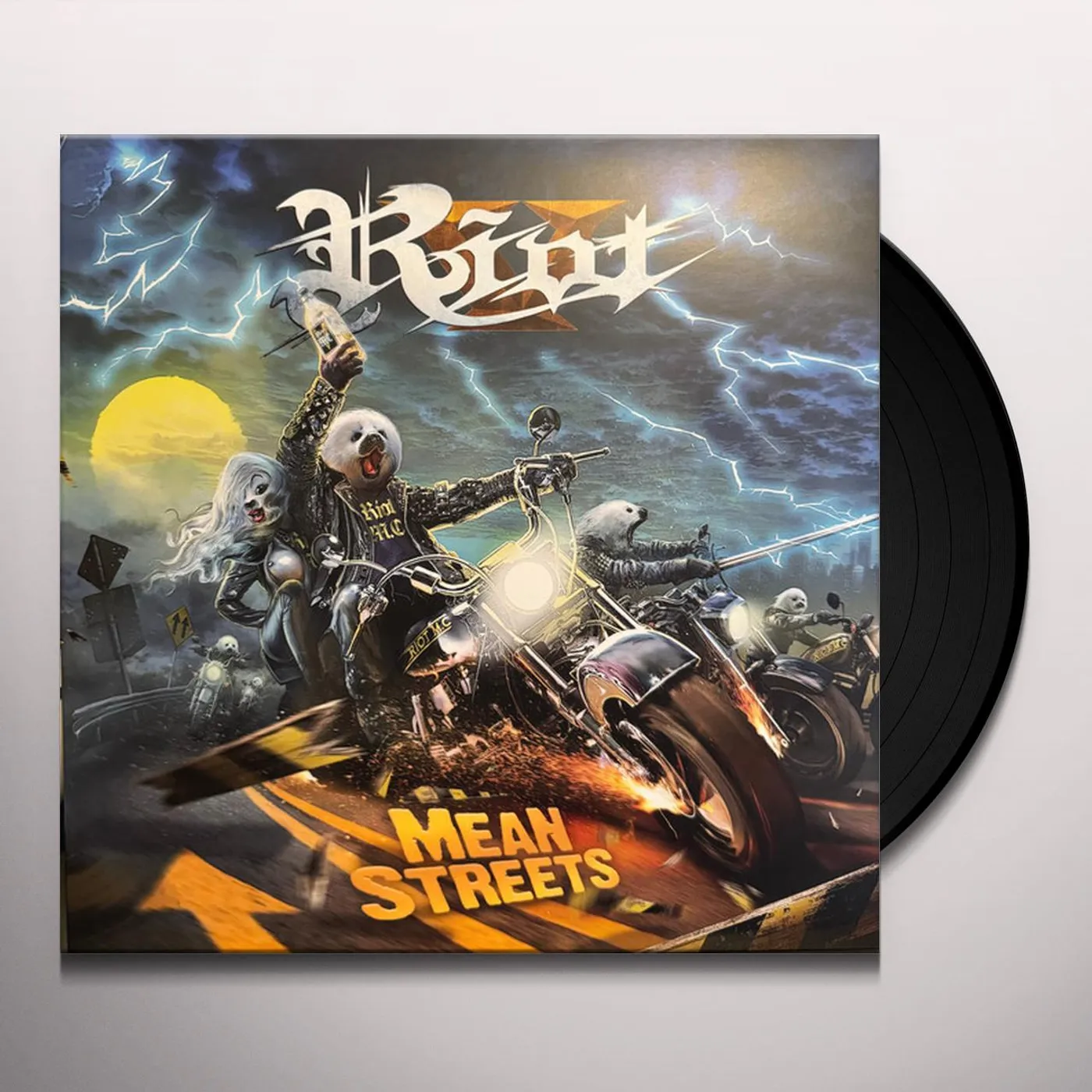 RIOT V MEAN STREETS (ELECTRIC BLUE VINYL) Vinyl Record