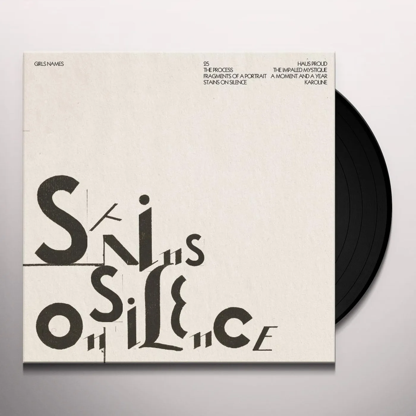 Girls Names Stains on Silence Vinyl Record
