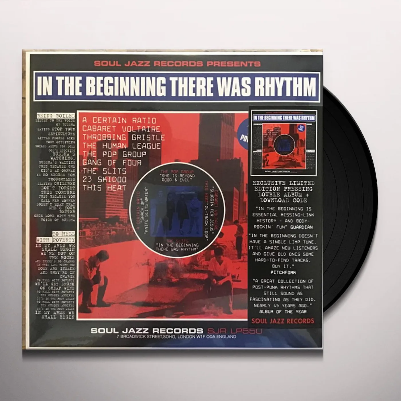 Soul Jazz Records Presents In The Beginning There Was Rhythm Vinyl Record
