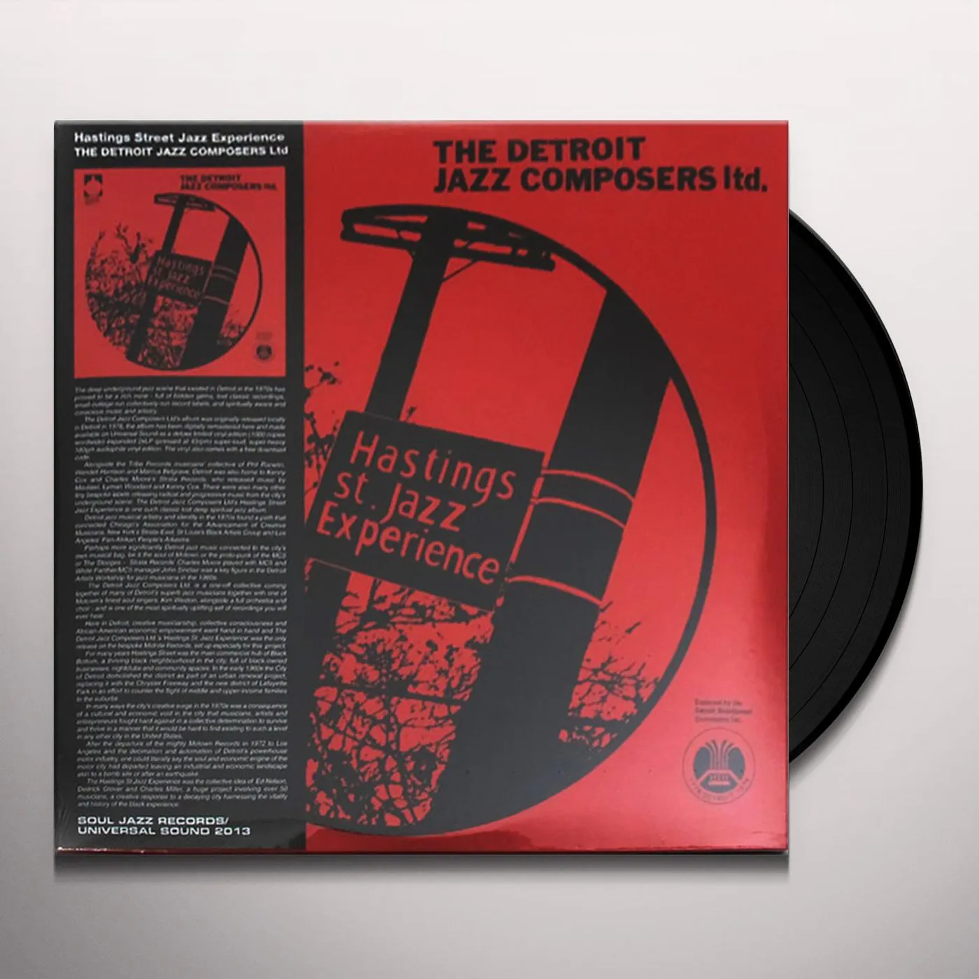 Detroit Jazz Composers HASTINGS ST JAZZ Vinyl Record
