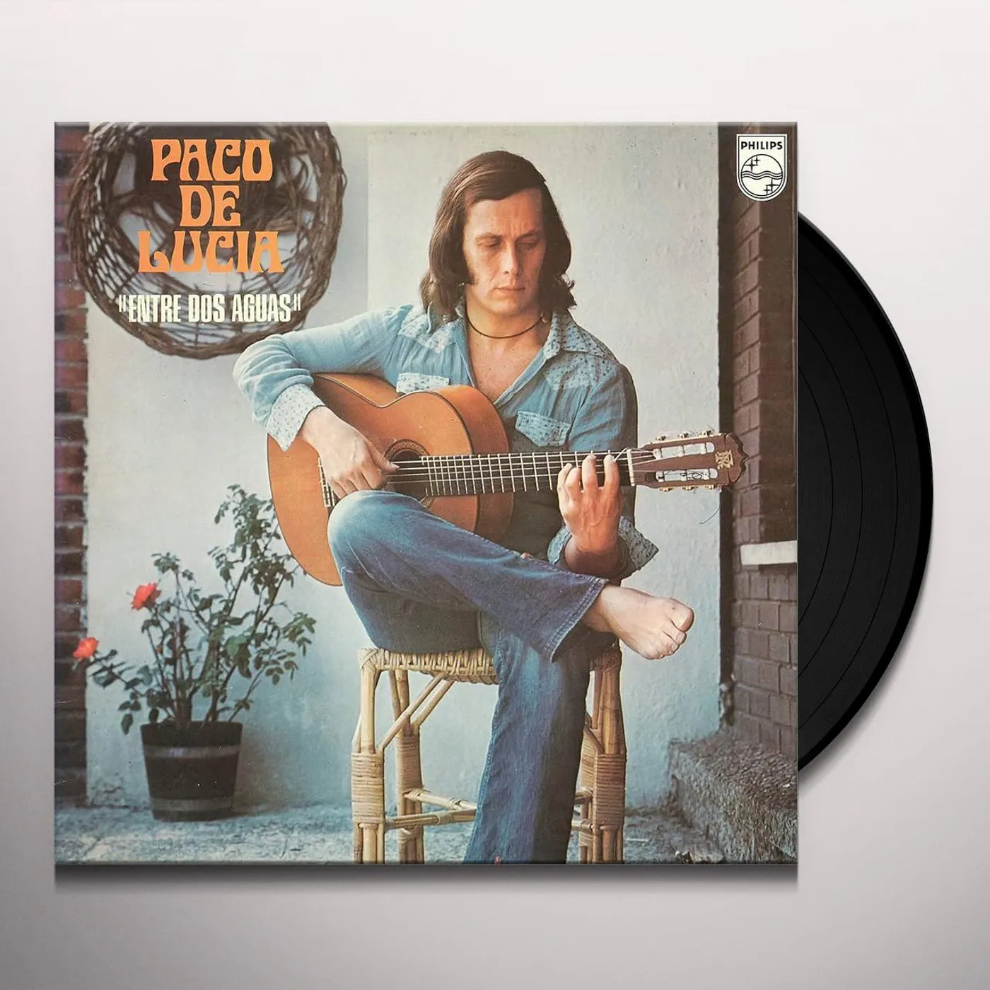 Paco De Lucia ENTRE 2 AGUAS BLACK Vinyl Record