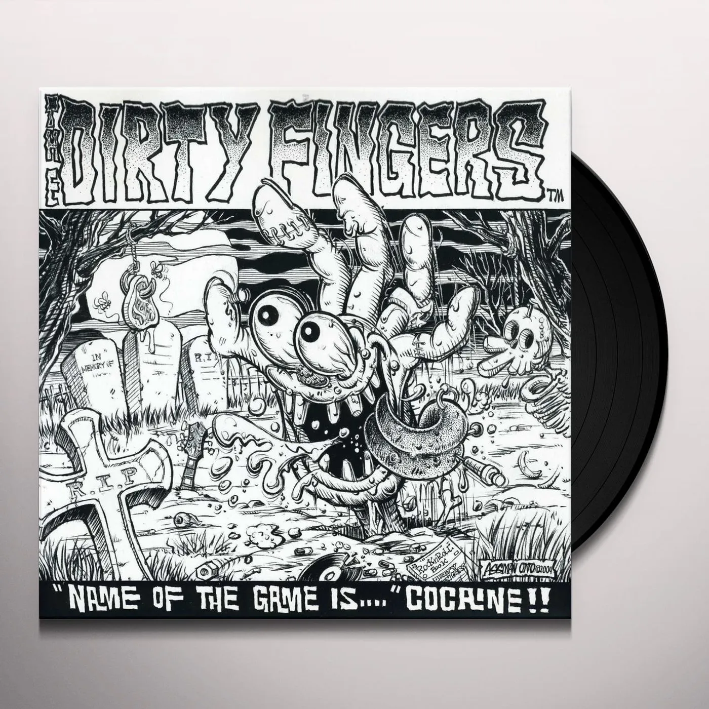 Dirty Fingers NAME OF THE GAME IS COCAINE Vinyl Record