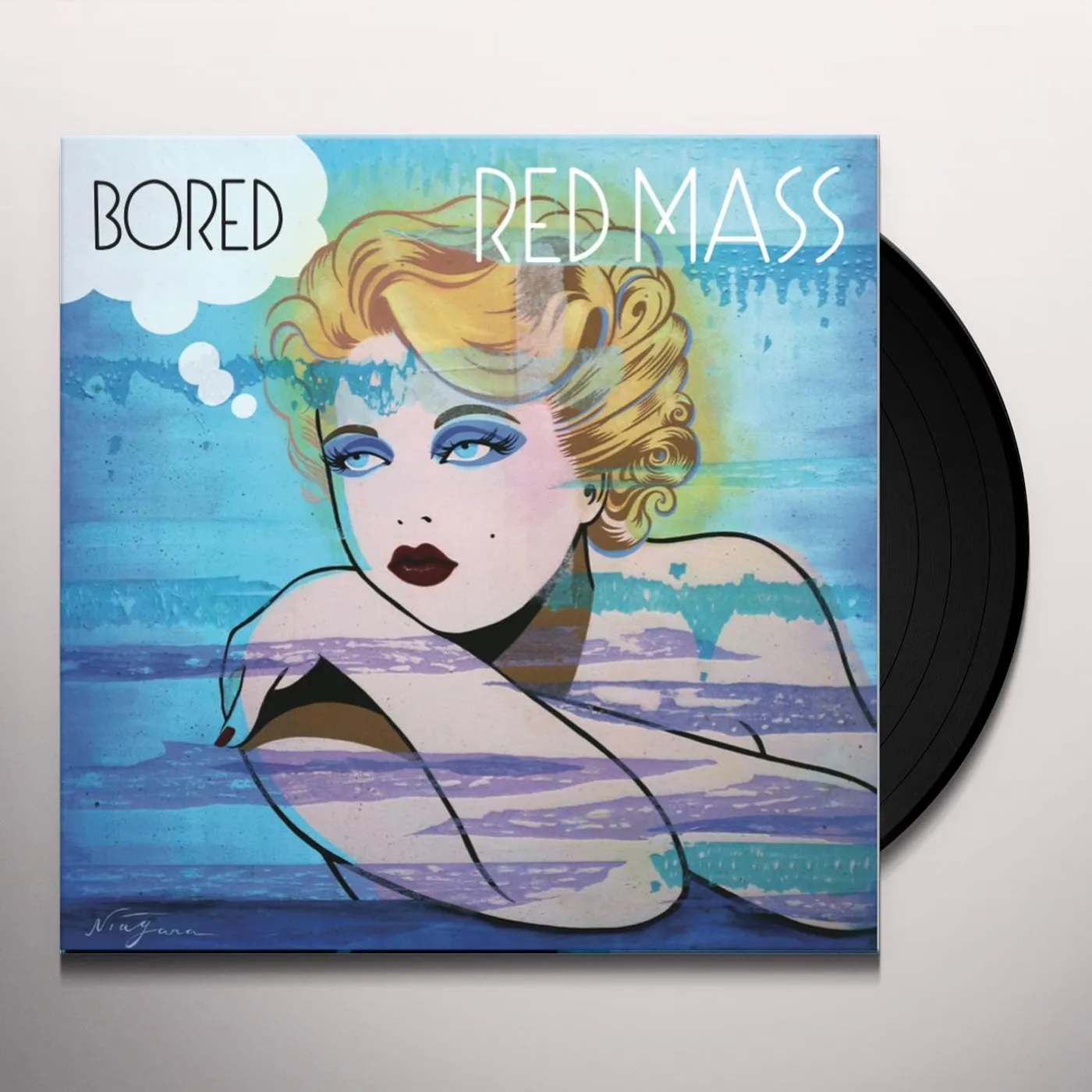 Red Mass BORED / ECSTASY OF THE FIRE SNAKE Vinyl Record