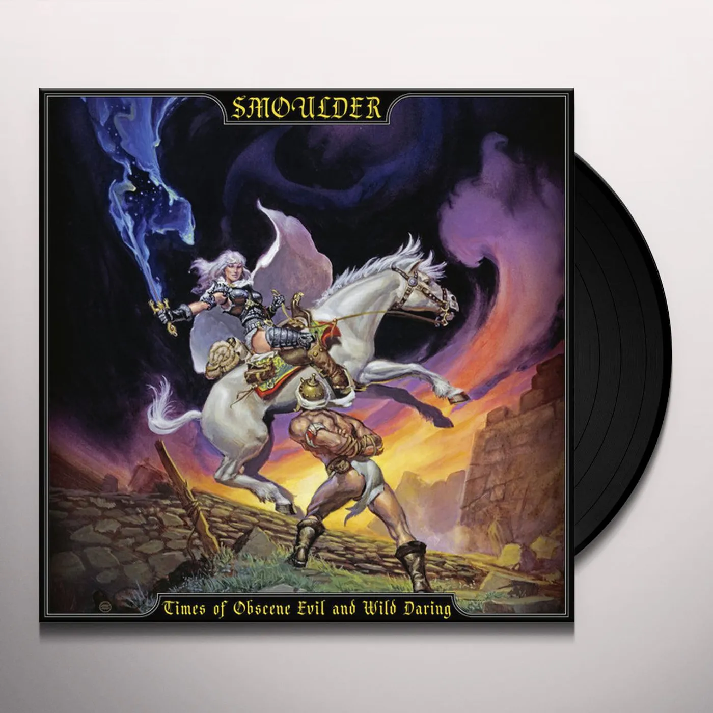 Smoulder Times of Obscene Evil and Wild Daring Vinyl Record