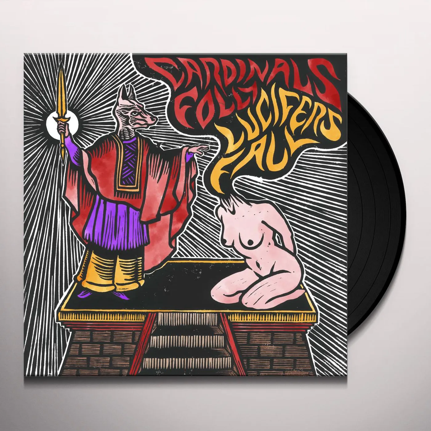 Cardinals Folly & Lucifer'S Fal SPLIT Vinyl Record