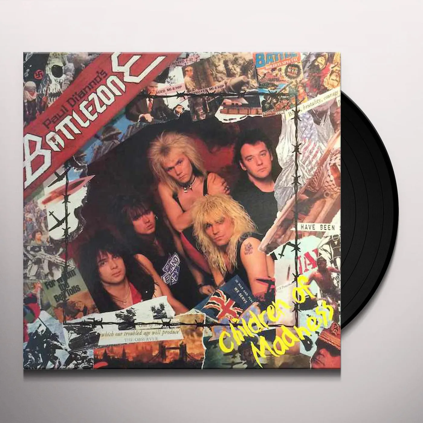 Paul Di'Anno's Battlezone Children of Madness Vinyl Record