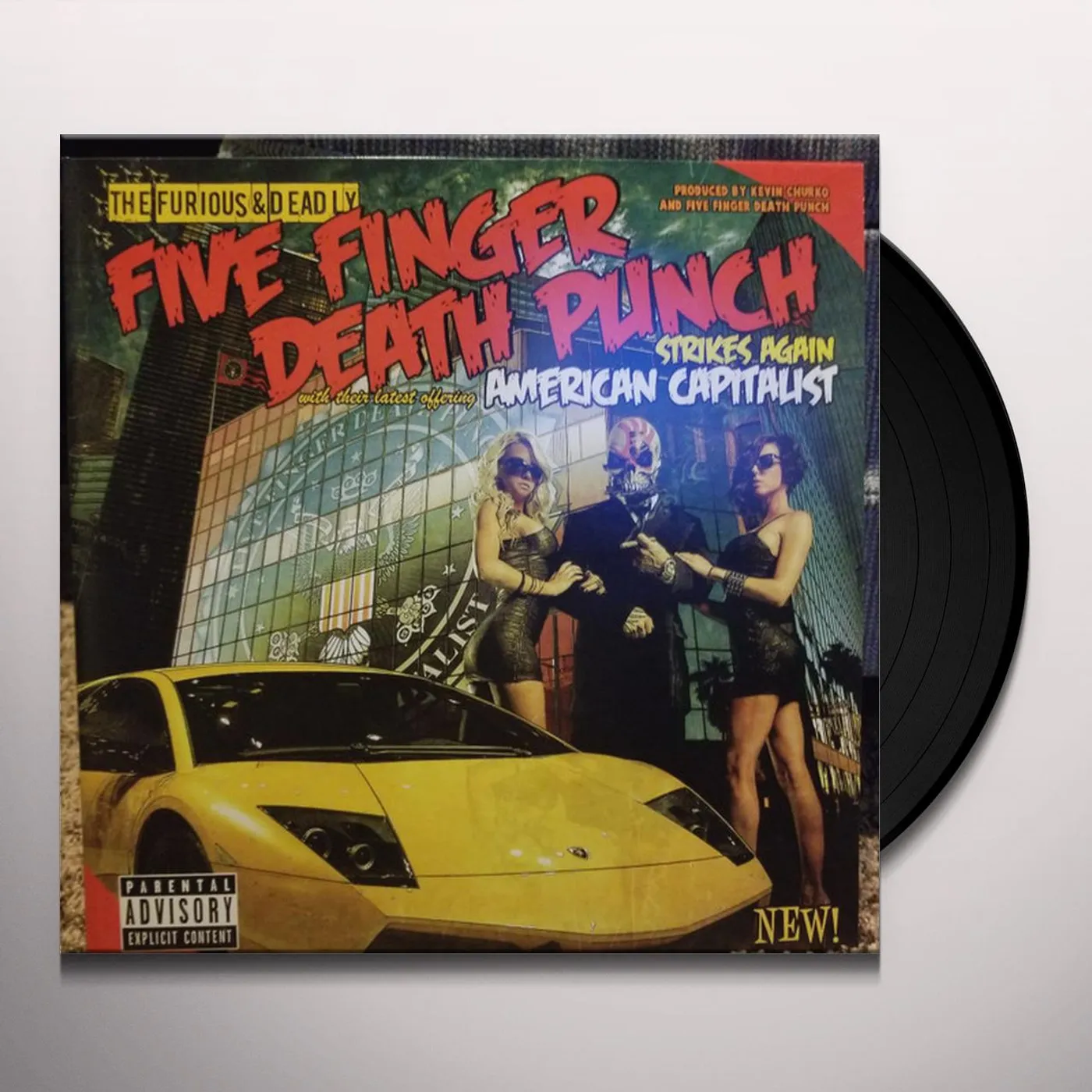Five Finger Death Punch American Capitalist Vinyl Record