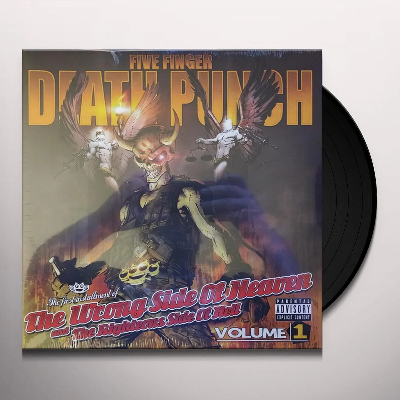 Five Finger Death Punch WRONG SIDE OF HEAVEN V1 Vinyl Record