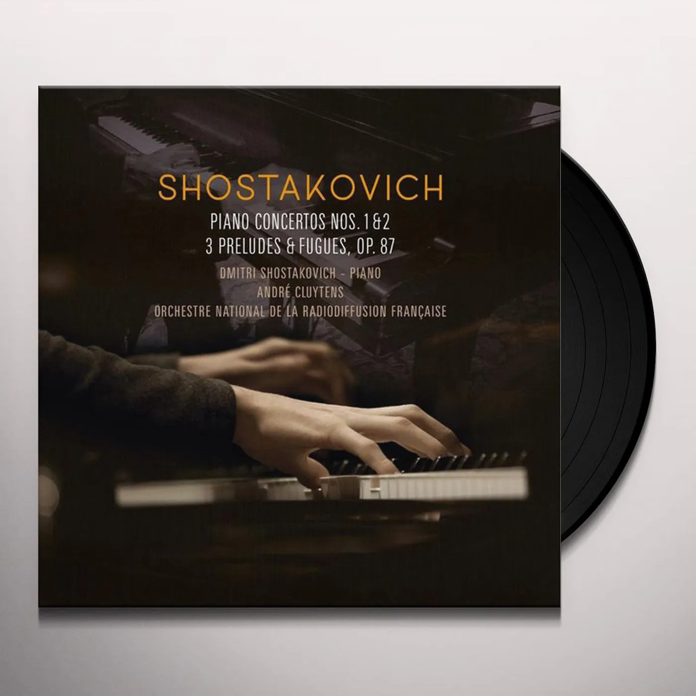 Shostakovich PIANO CONCERTOS 1 & 2, 3 PRELUDES & FUGUES Vinyl Record