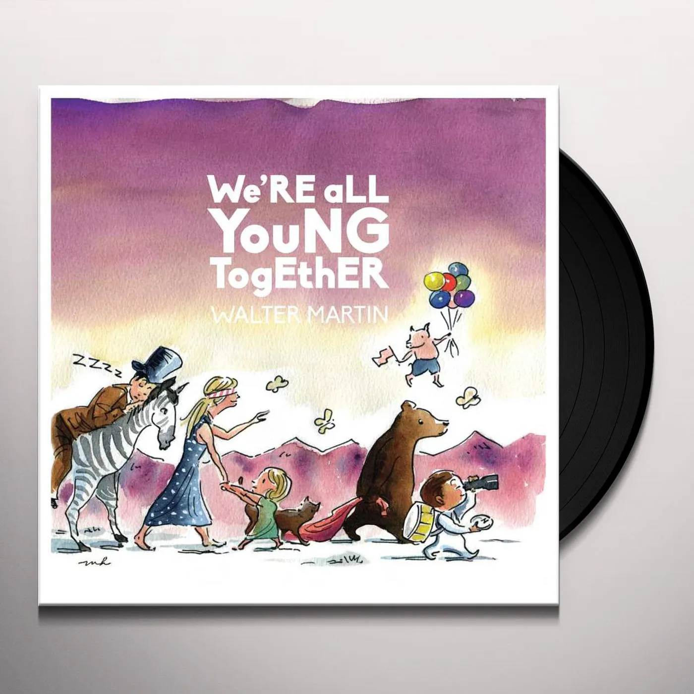 Walter Martin We're All Young Together Vinyl Record