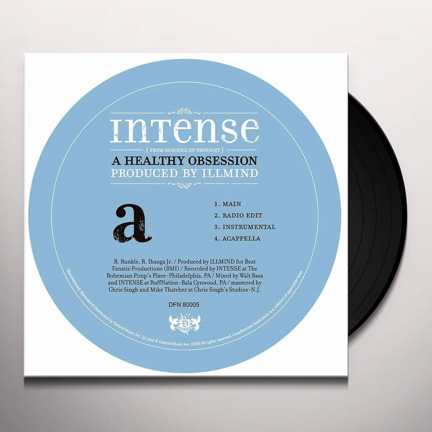 Intense HEALTHY OBSESSION Vinyl Record